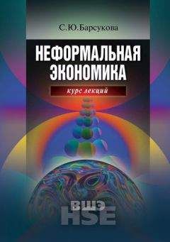 Светлана Барсукова - Неформальная экономика. Курс лекций