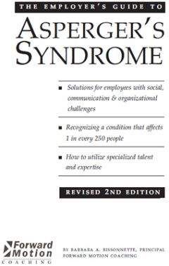 Барбара Биссонет - Руководство работодателя по синдрому Аспергера