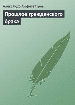 Александр Амфитеатров - Прошлое гражданского брака