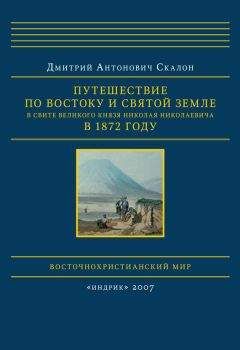 Дмитрий Скалон - Путешествие по Востоку и Святой Земле в свите великого князя Николая Николаевича в 1872 году